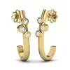 Huggie Earrings - 2019 summer jewelry collection available in Silver, Gold or alloy,925 silver minimal huggie hoop gold plated e
