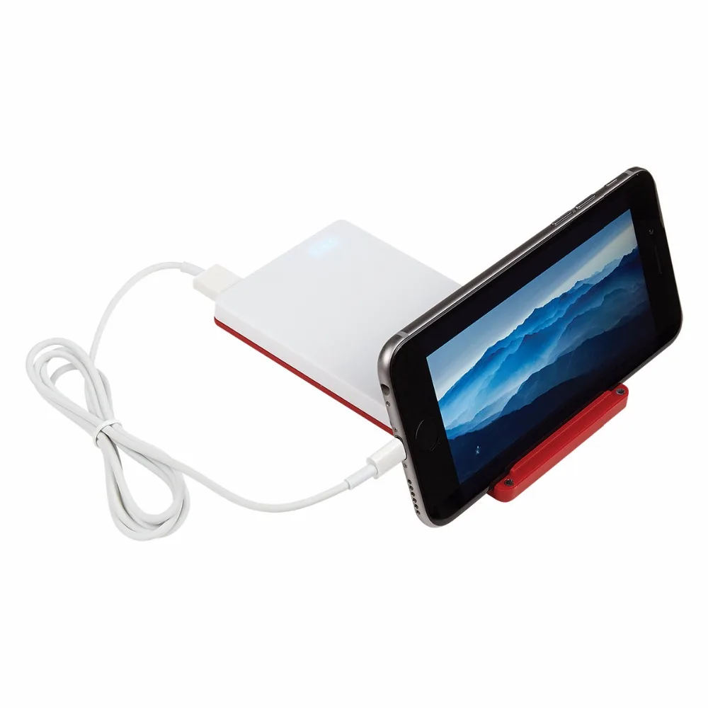 Power Bank With Flip Up Phone/Tablet Stand with your logo USA inventoried