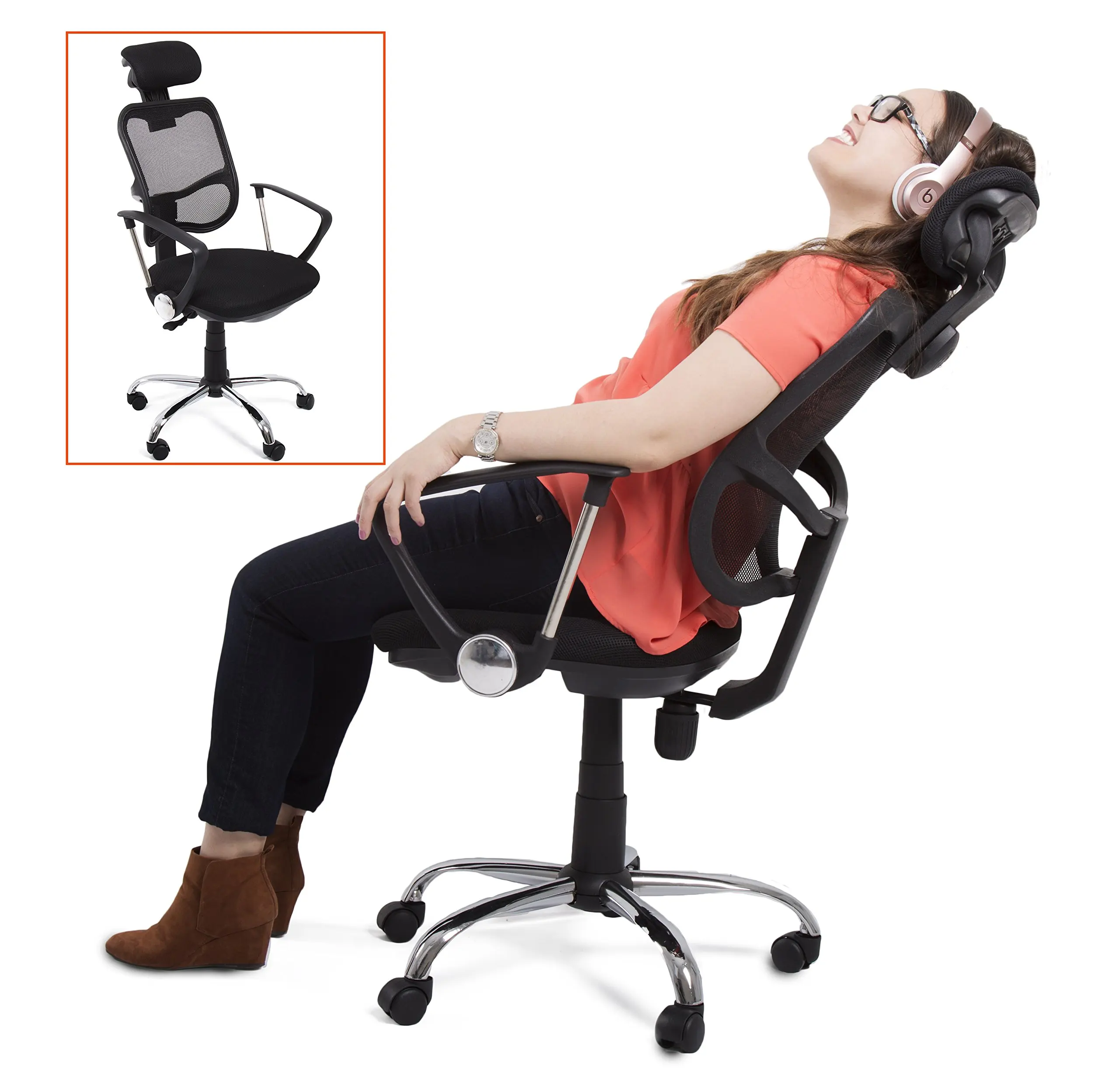 Perfect Office Chair Find Deals On Line Get Quotations Edge Ergonomic Office Chair Supports Over 300 Lbs Comfort Mesh Back W