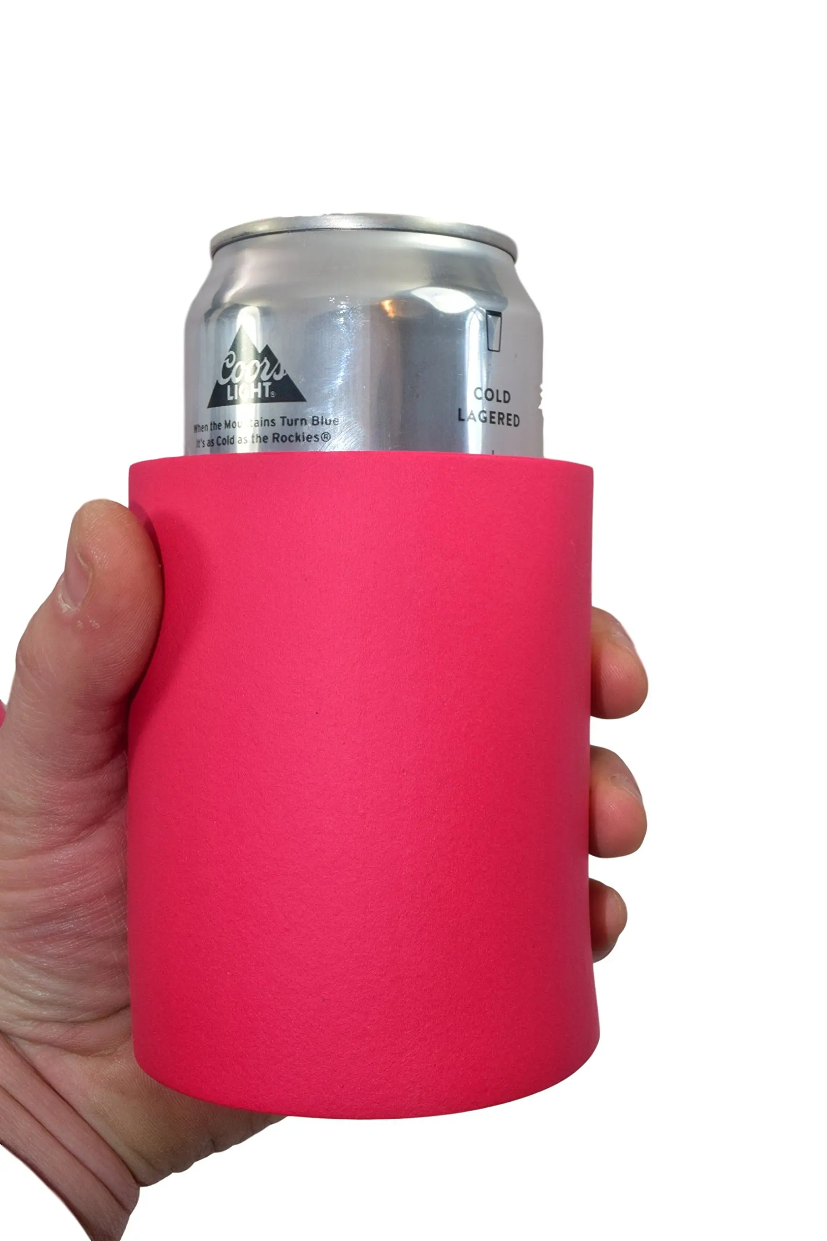 QualityPerfection Extra Thick Blank Can Coolers ,Strong Indestructible "Old School" Foam Can Insulators Beer Can Coolers Economy Bulk Perfect For Good 4 Events,Parties (2, Red)
