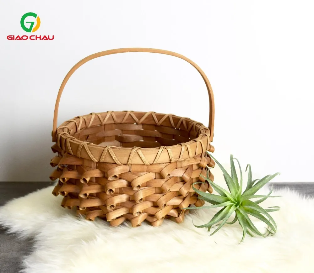 Handmade Vintage Ecofriendly Bamboo Fruit Baskets Buy Fruit Basket