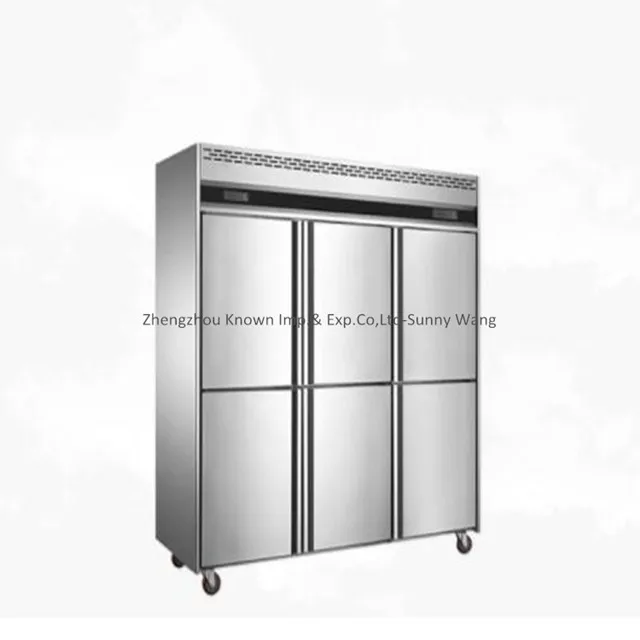 6 Door Commercial Freezer Chiller Freezer Refrigerator