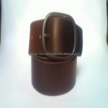 belt with removable buckle