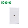 1 Gang Tel Wall Socket Single Telephone Connection Australian Standard