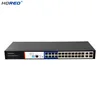 HORED 24-Port Managed Fast Ethernet PoE Switch, 24 PoE ports 300W internal power, 802.3af/at, Additional 2-Combo Ports Gigabit f