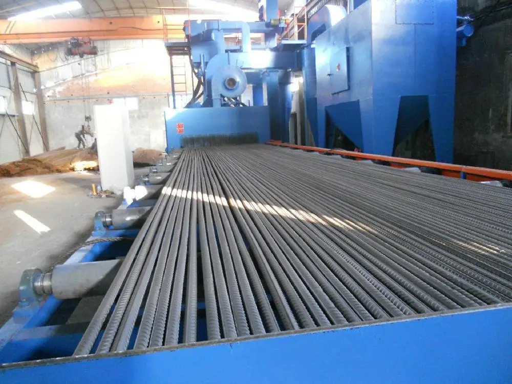 all type shot blasting machine for steel pipe,steel plate,h beam