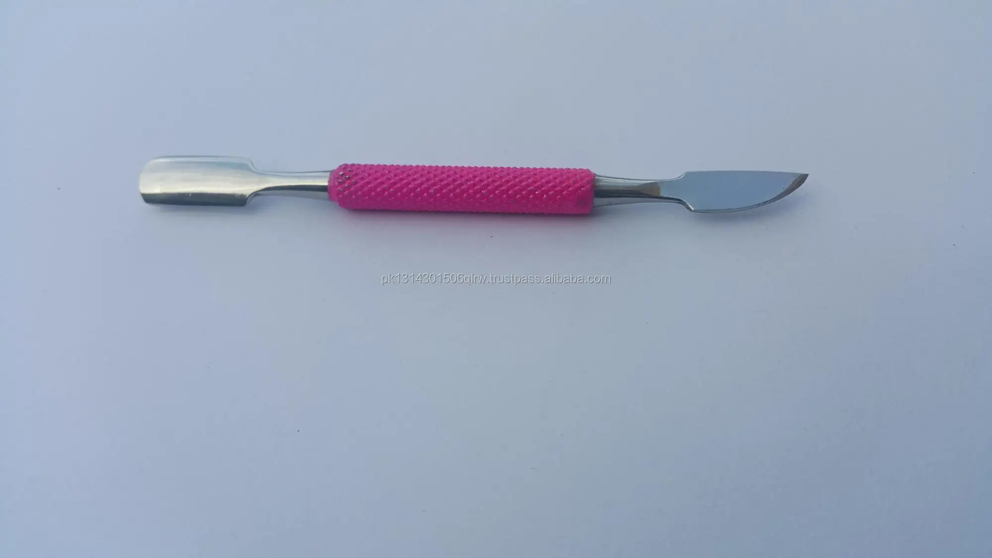 Wholesale Stainless Steel Metal Cuticle Pusher With Secure Grip Buy