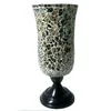 Mosaic Traditional T Light Candle Holder Hurricane Lamp