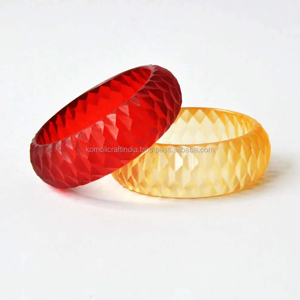 Bakelite Bangle Bracelet Trio Cherry Red and Cherry Red cheapest with Wood