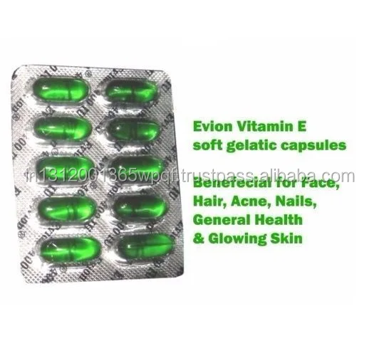 Evion Capsules Vitamin E For Glowing Face Strong Hair Acne Nails Glowing Skin 400mg Buy Natural Vitamin E Capsule Vitamin E Skin Oil Capsules Natural Vitamin E Oil Product On Alibaba Com