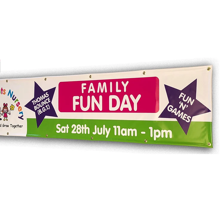 Chinese Factory Hot Sale Banner Kit With Grommets Banners On The