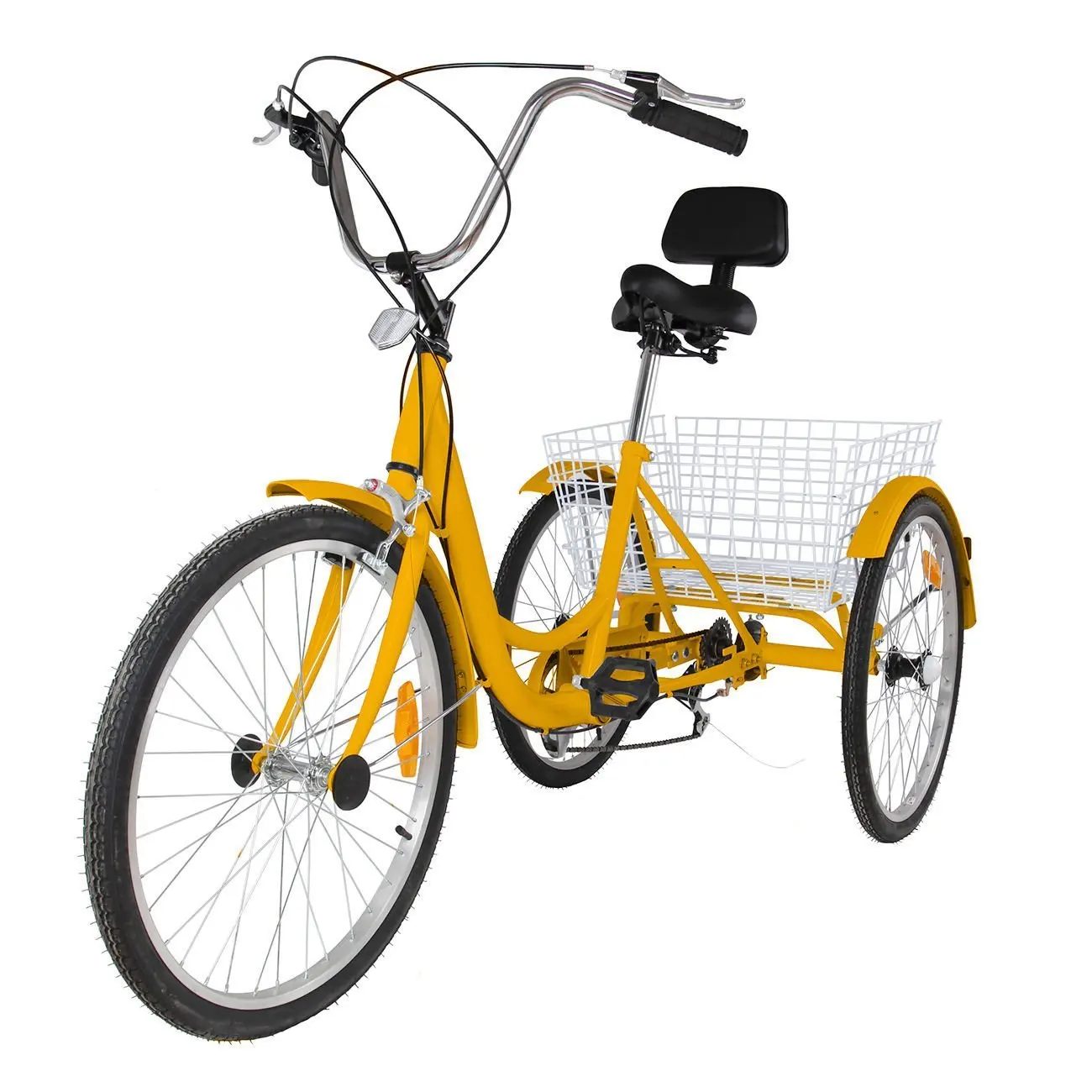 merax 26 inch 3 wheel bike adult tricycle trike cruise bike
