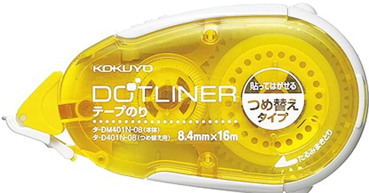 Refill Cartridge 10 Pack Kokuyo Tape Glue Dot Liner Hold Tape