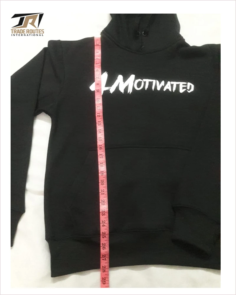 good quality plain black hoodie