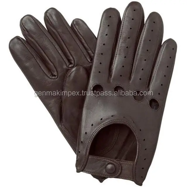SWIFT WEARS MENS CLASSIC DRIVING GLOVES SOFT GENUINE REAL LAMBSKIN LEATHER MESH