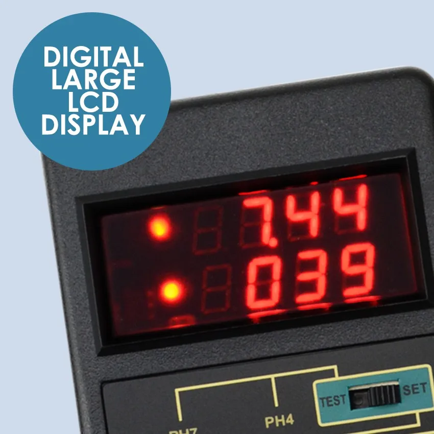 Digital 2 In 1 Ph Orp Controller With Output Power Relay Control Water