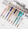 Ballpoint Pen Large Metal Diamond Rhinestone Ball Fashion School Office Supply Kids Gift
