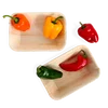 COMPOSTABLE SQUARE PALM LEAF DINNER WARES