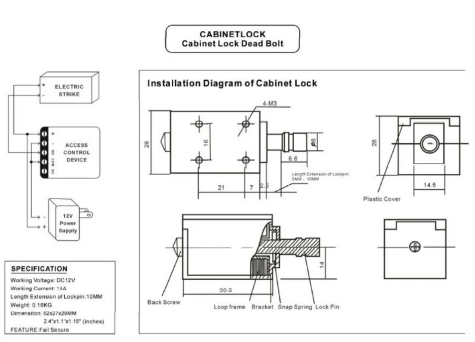 Electrical Solenoid Cash Drawer Lock For Door Control Buy