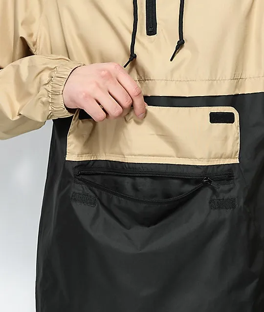 zine glo reflective silver anorak windbreaker jacket