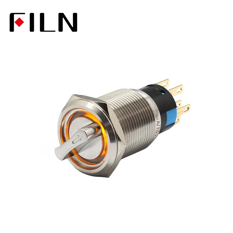 N 5 INTERRUTTORE PULSANTE PCB 7x7mm DPDT THROUGH HOLE SELF-LOCK PUSH SWITCH