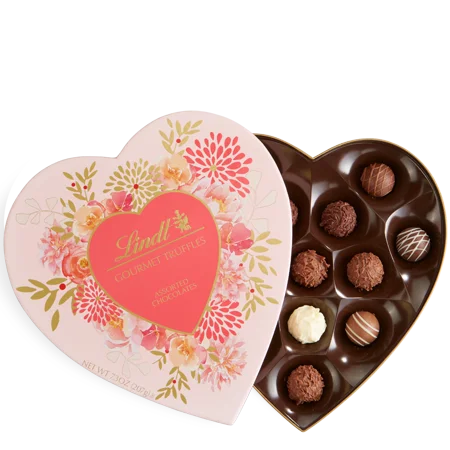 Valentine's Day Assorted Chocolate Gift Box - Classic Romance Heart