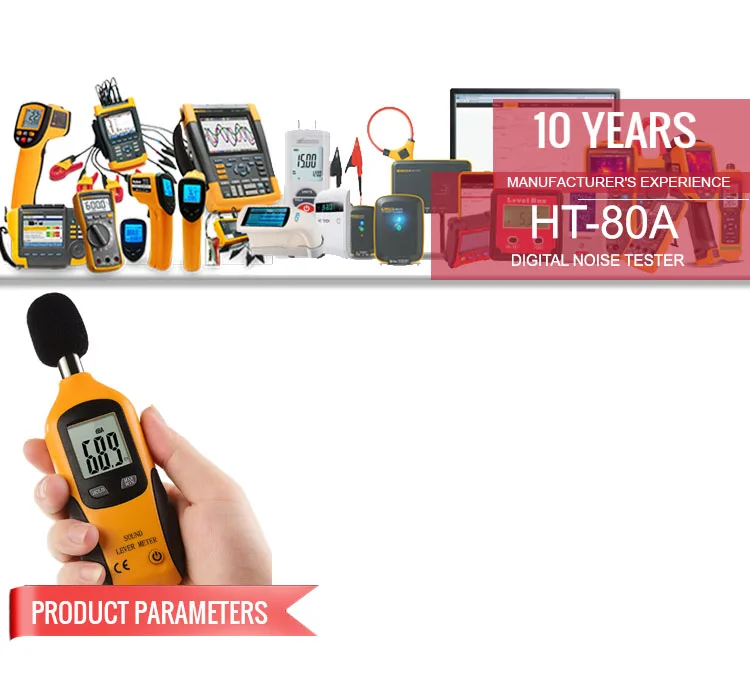 Industrial Industrial & Scientific RISEPRO Decibel Meter 130 dB Audio Noise Measure Device Dual