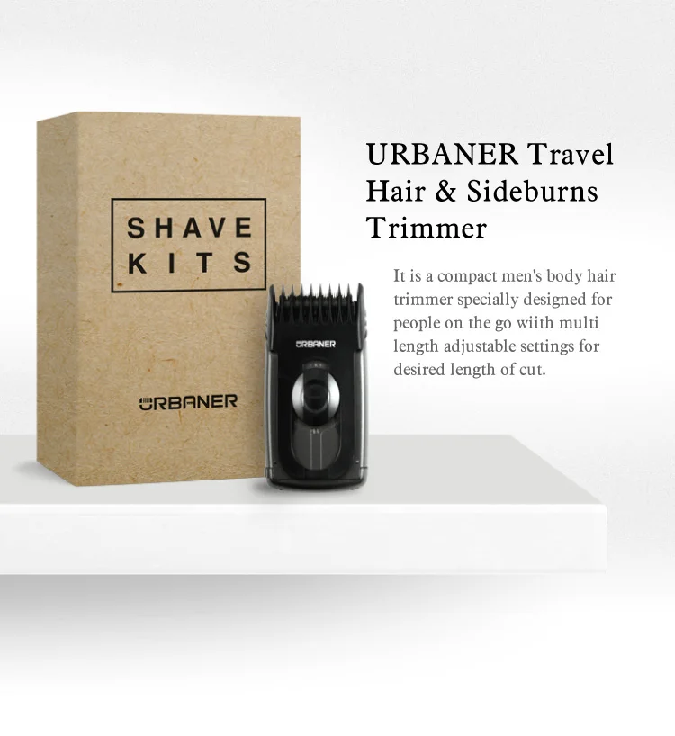 Travel Hair Trimmer Battery Operaed【URBANER】MB-045