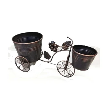 antique metal tricycle