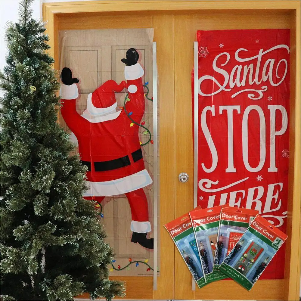 Unique Decoration Happy Christmas 2017 Home Party Accessory Plastic