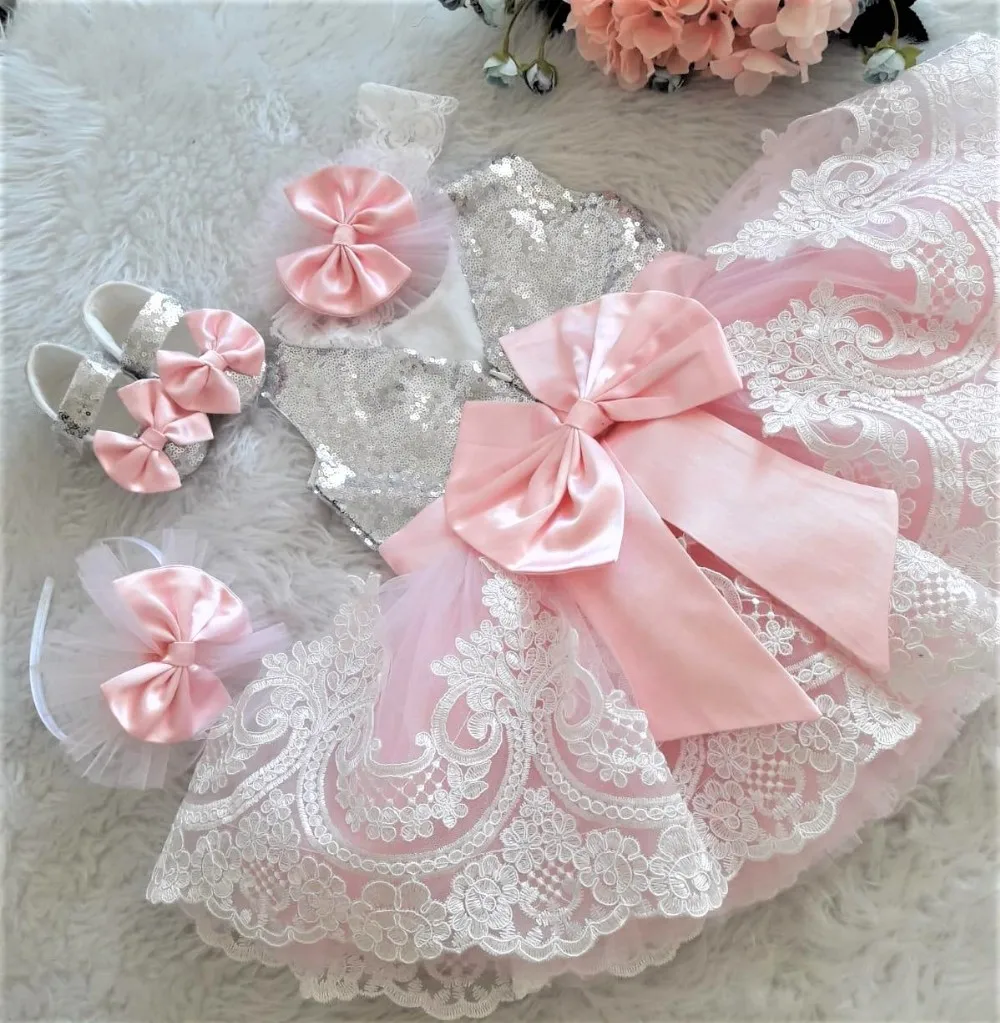 Dresses Baby Girl Weddings Party Kids Clothes Wholesale Custom Newborn