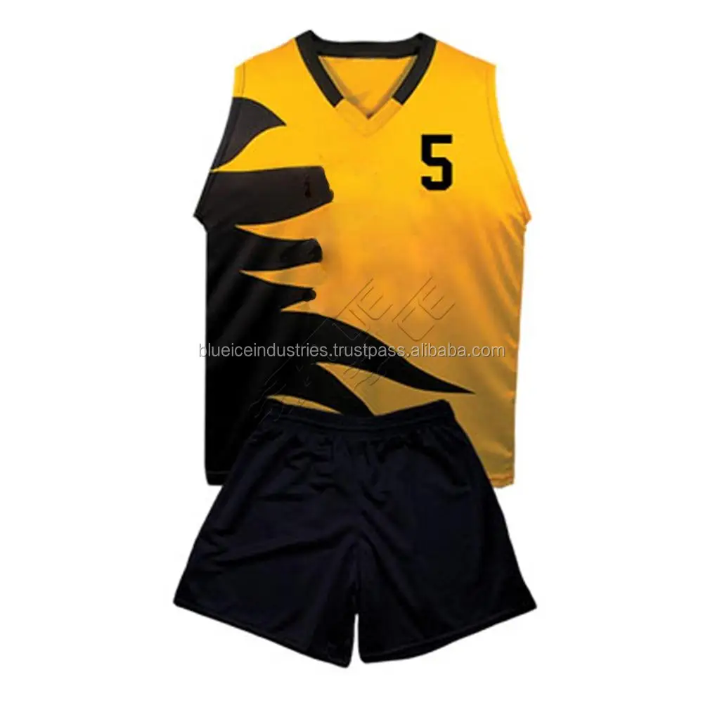 yellow volleyball jersey