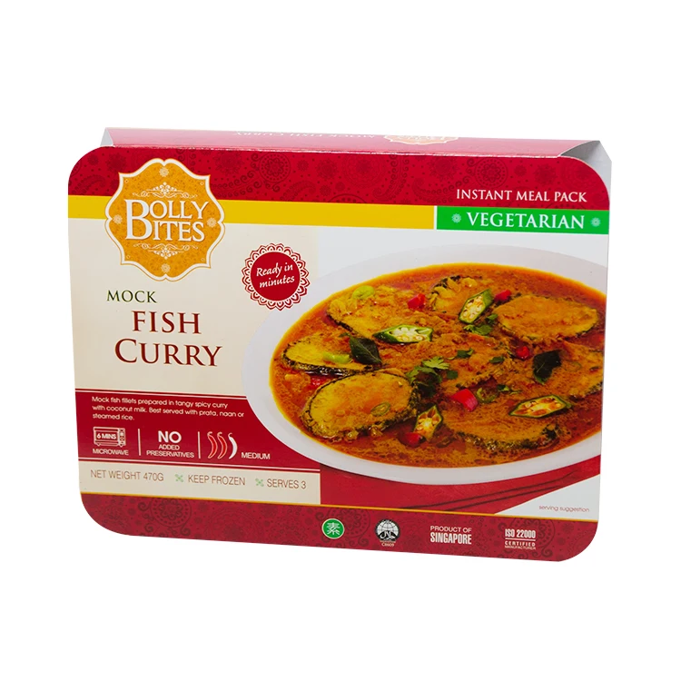 
Singapore Bollybites Meat Dishes 18 Months Mock Fish Curry 