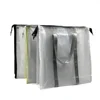 China office stationery wholesale durable waterproof transparent through PVC zipper file folder storage document bag a4