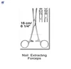Nail equipment Nail Extracting Forceps 16cm,Nail Instruments,Orthopedic Surgical Nail Products,