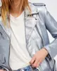 Leather jacket women 2015 spring women leather clothing outerwear jackets and coats ladies red leather coat