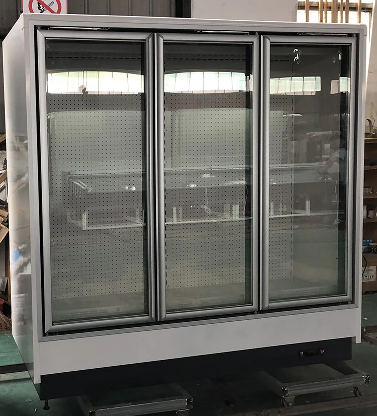 Tienda De Conveniencia De La Puerta De Vidrio Refrigerador De