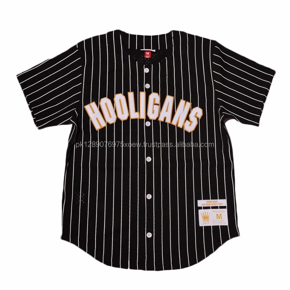 black and white baseball jersey