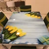 Dining table set glass face kitchen table