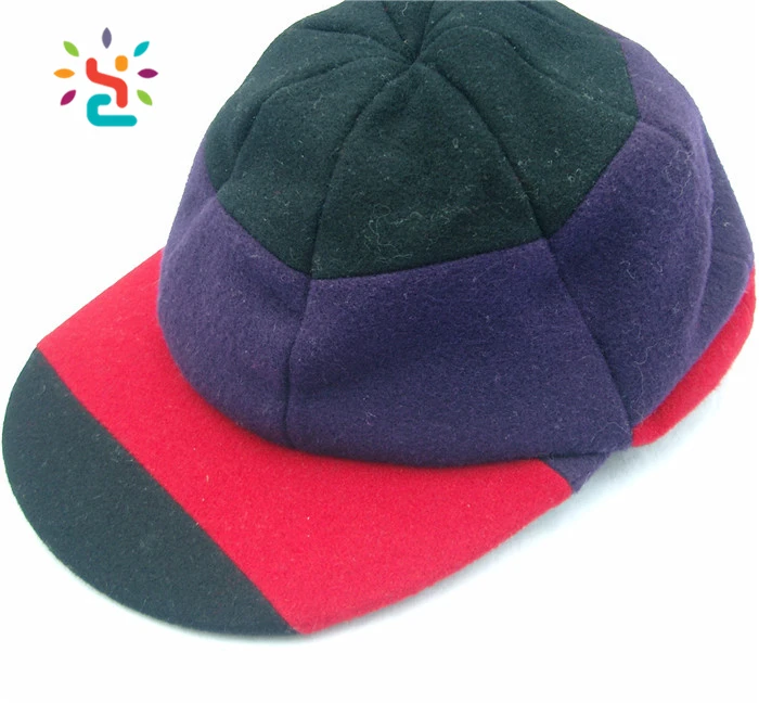 Mens Custom 100 Polyester Cricket Cap Double Colour 3d Embroidered