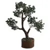 Manufacturer Wholesaler Natural Green Jade Tree for Money Crystal Chips Trees Agate Tree