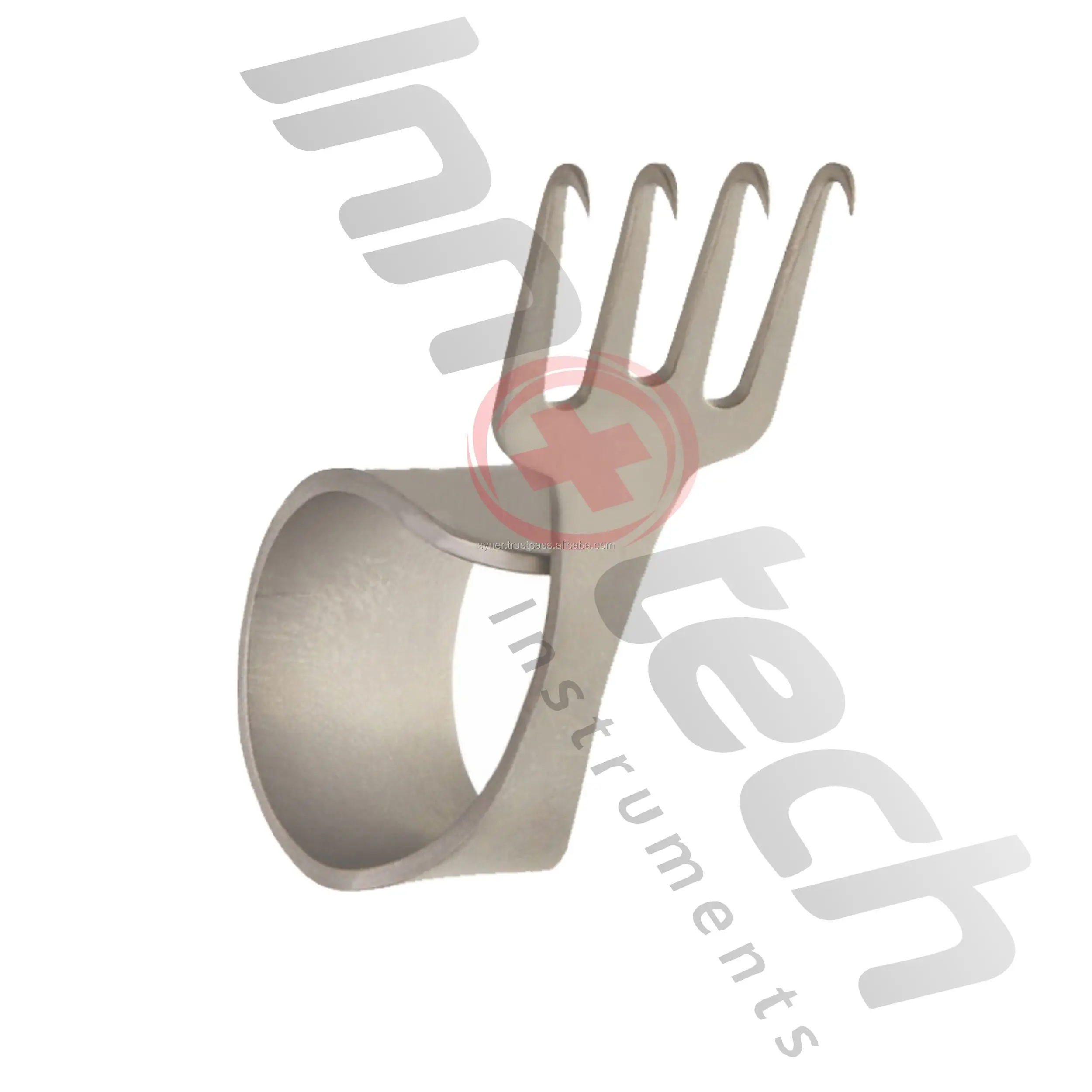 Freeman Mini Rake Retractor Width Thumb Ring Prongs 4 Sharp Blade