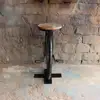 Vintage Industrial Retro Style Cycle Wheel Type Bar Stool