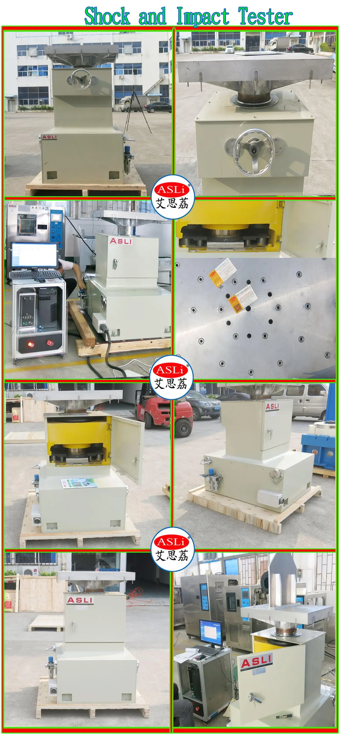 Laboratory Mechanical Shock And Impact Tester Environmental Test Chamber