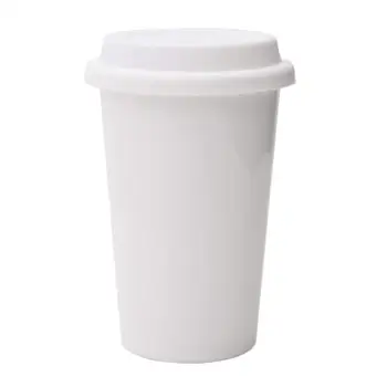 Reusable Double Wall Insulated White Cup With Lid Sleeve 12 Oz Ceramic Travel Coffee Mug Buy Ceramic Travel Mug Ceramic Mug White Ceramic Mug With Lid Product On Alibaba Com