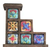 Wooden Chest Of Ceramic Drawers Spice Box & Gift Wooden Craft