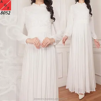 white abaya for wedding