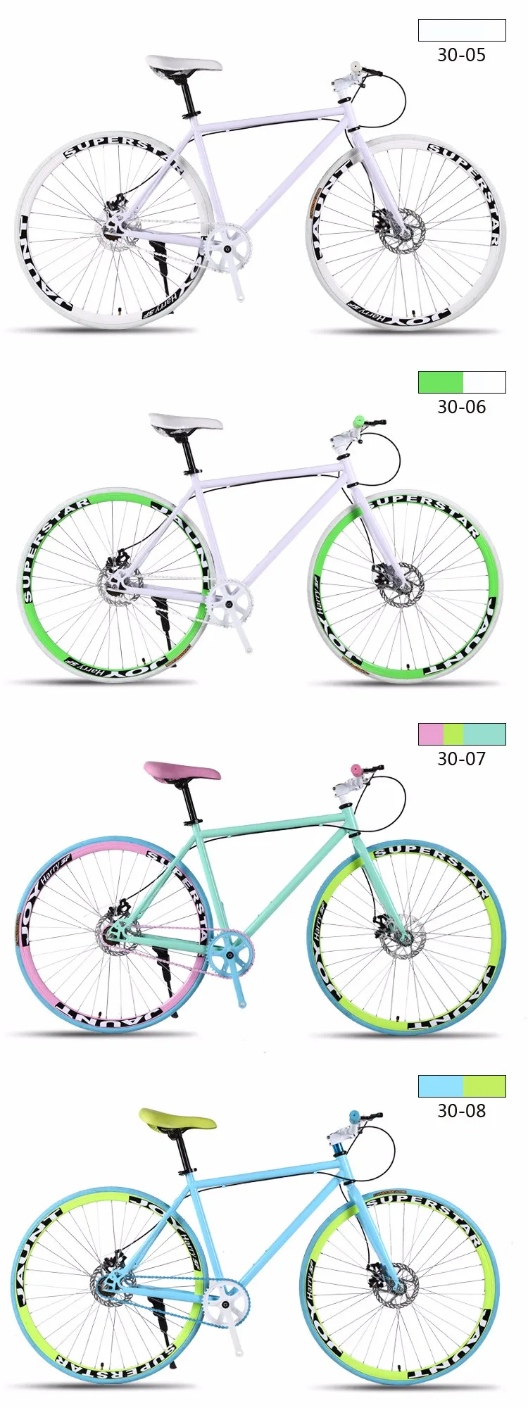 Factory Direct Sale 26 Inches 21 Speed Cheap Newest Fixed Gear Mountain