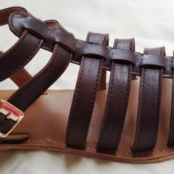 pure leather sandals