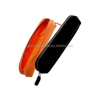 luxury leather pencil case